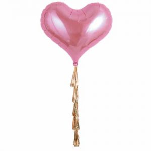 Giant Pink Heart Foil Balloon