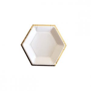 4-Inches-Hexagon-Canape-Plates-white