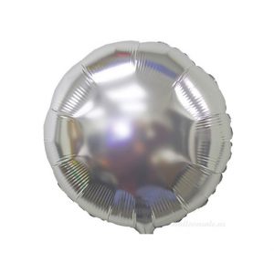 Silver Round Foil Balloon