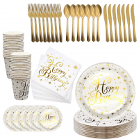 Happy Birthday Party Tableware Set