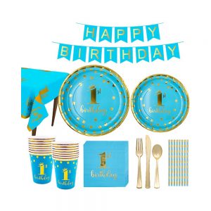 First birthday Party celebration tableware
