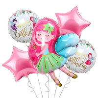 PINK STAR FOIL BALLOON