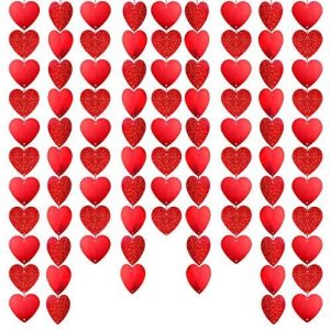 Valentine heart garland