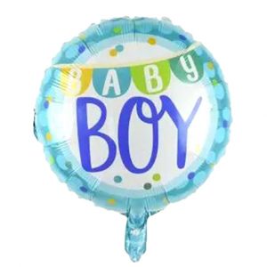 Baby Boy Round Foil Balloon