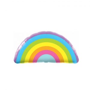 Pastel Rainbow foil balloon