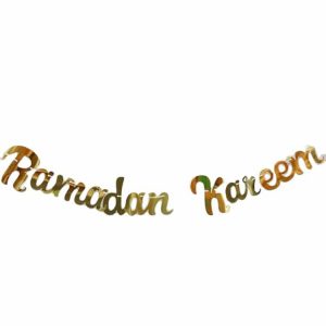 Ramadan Kareem Gold Banner
