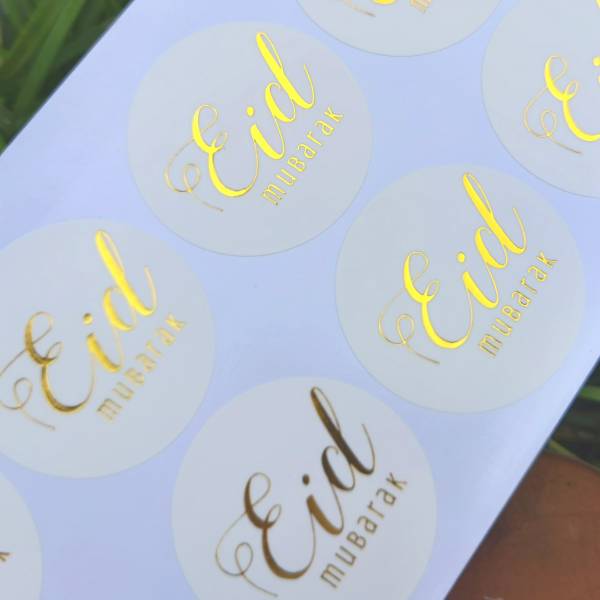 eid round sticker