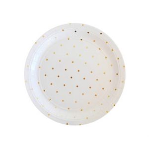 Polka Dots Round Plates
