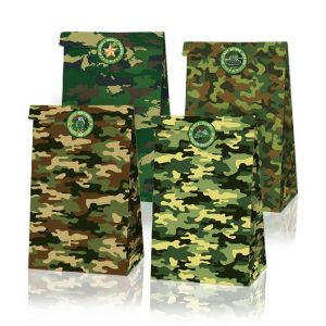 Camouflage Designed Party Favor Bags