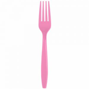 pink fork