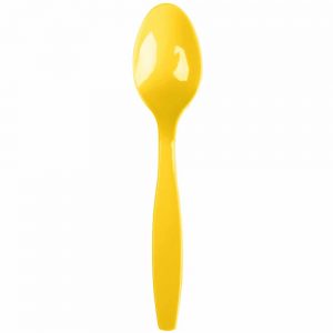 yellow spoon