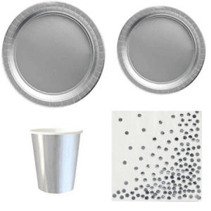 Silver tableware set