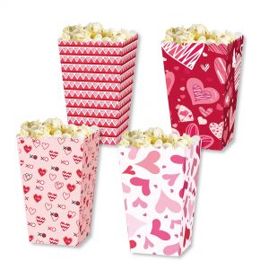 Hearts and Kisses Popcorn Boxes