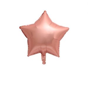 Star Foil Balloon Rose Gold
