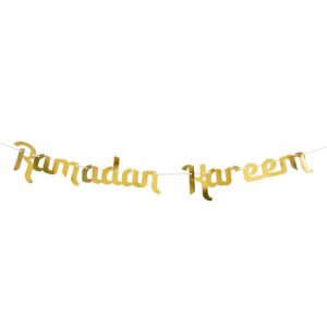 Ramadan Kareem Gold Eid Mubarak Garland