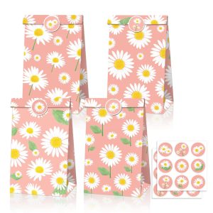 Daisy Floral Paper Gift Bags