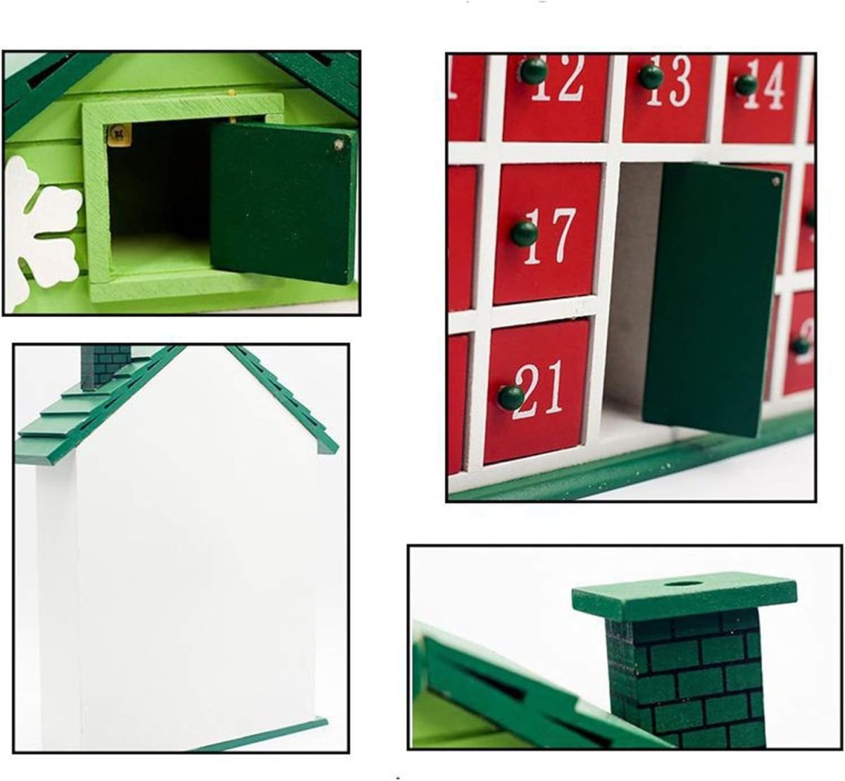 Green House 25 Day DIY Christmas Tree Advent Calendar