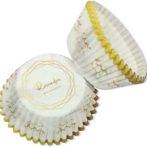 Marble Design Ramadan Cupcake Holder- 50 Pcs