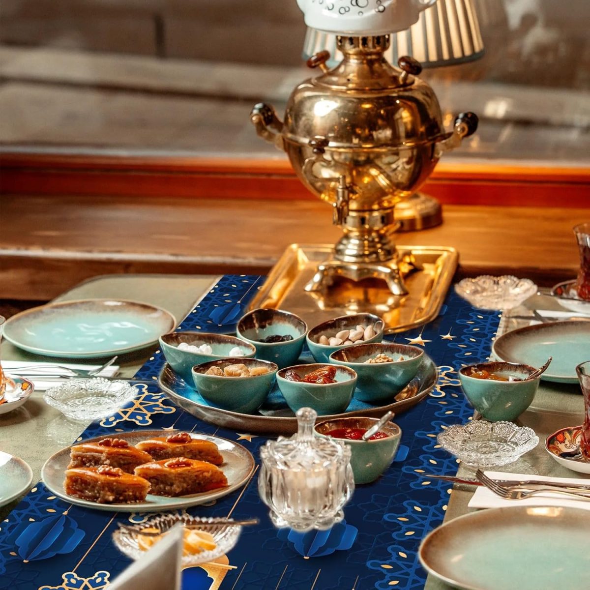 Ramadan Mubarak Party Table Runner